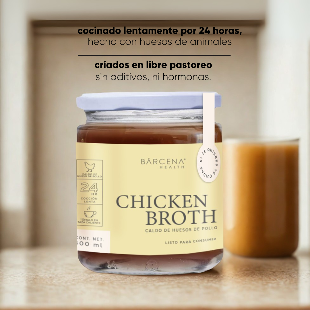 CALDO DE HUESOS POLLO